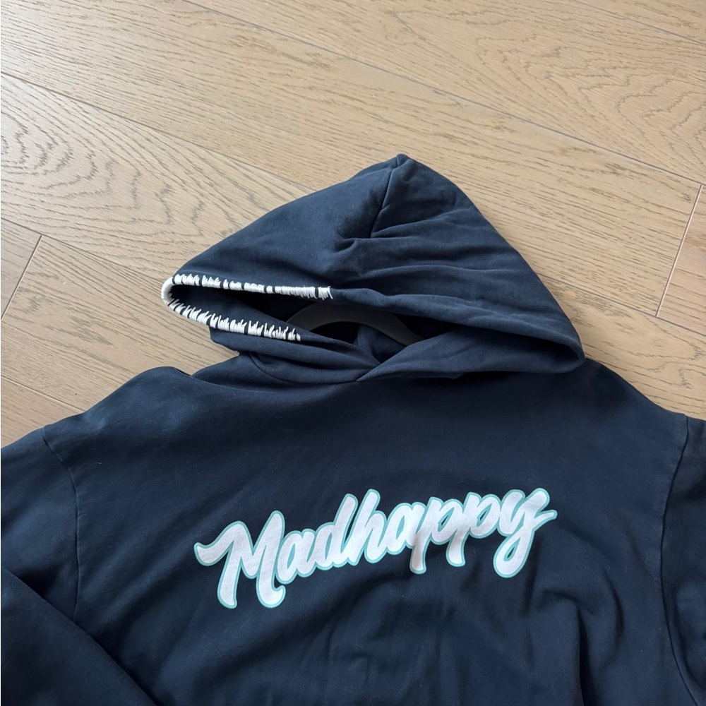 Madhappy Navy Hoodie hoodie medium pants small
